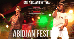 Desktop Screenshot of abidjan-festival.com