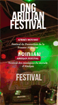 Mobile Screenshot of abidjan-festival.com