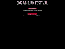 Tablet Screenshot of abidjan-festival.com
